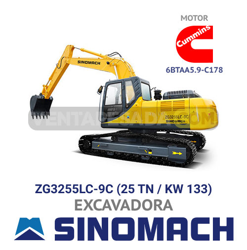 EXCAVADORA-SINOMACH-ZG3255LC-9C