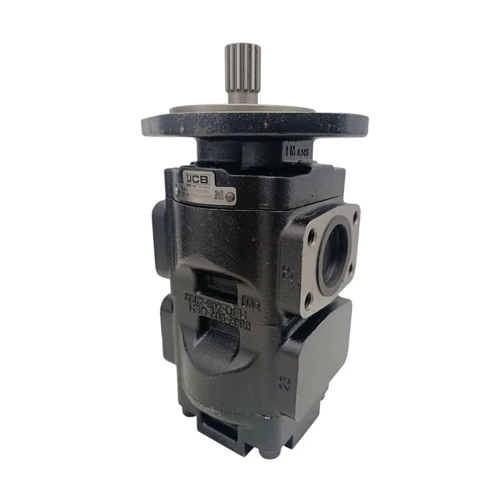 7029120022 Bomba Hidráulica Eje Estriado Giro Derecho 29-23cc type Parker 214E 3CX 4CX JCB