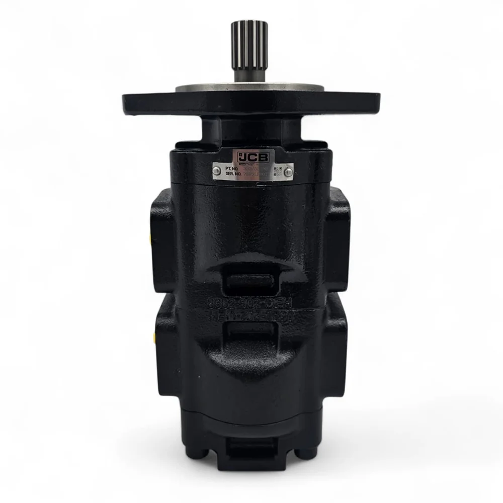 332-G7135 332G7135 Bomba Hidráulica Eje Estriado Giro Derecho 3629 ccrev Parker OEM JCB 214E 3CX