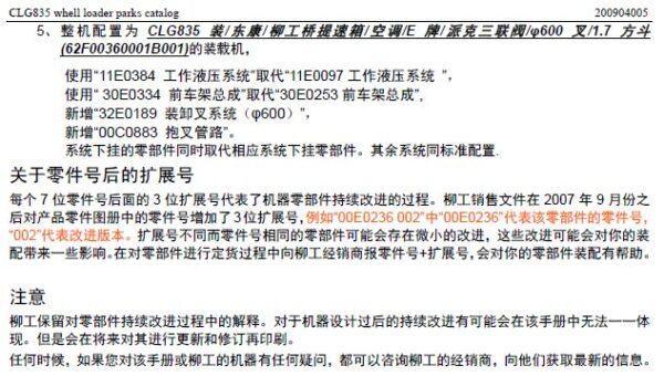 Catálogo LiuGong CLG835 (PDF)